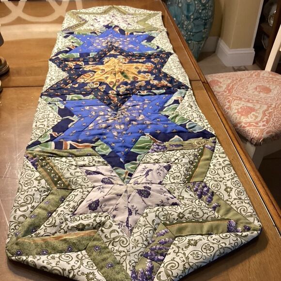 NWT. French Fabrics Stars Runner - Picture 2 of 11